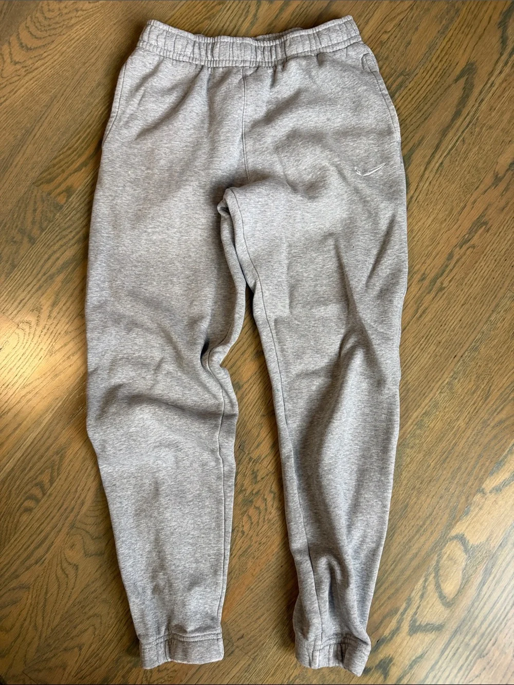 Nike Youth Light Gray Fleece Joggers